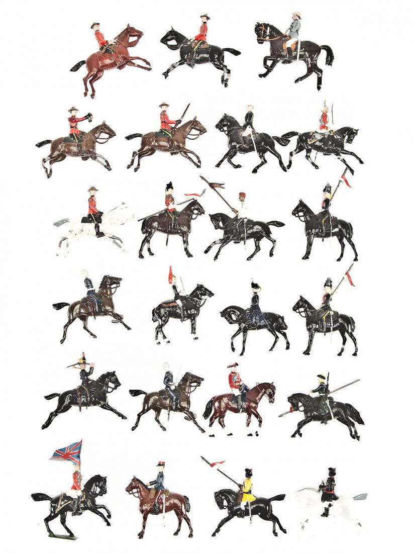 23 Foreign Military Cavalry Toy Soldiers (1 of 4)