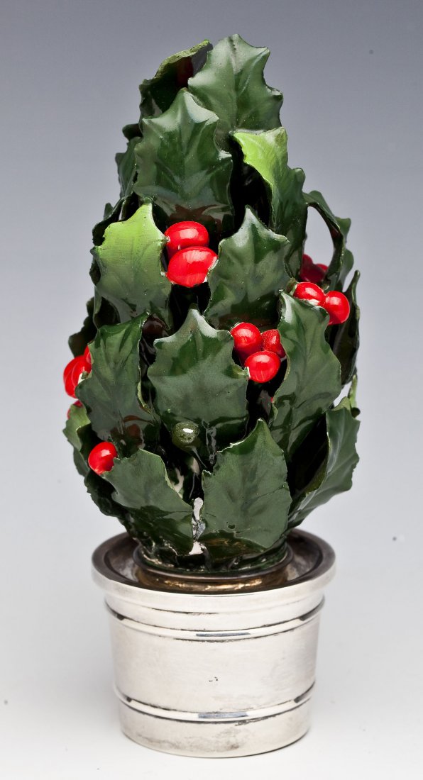 Holly Bush in Gorham Sterling Silver Base (1 of 4)