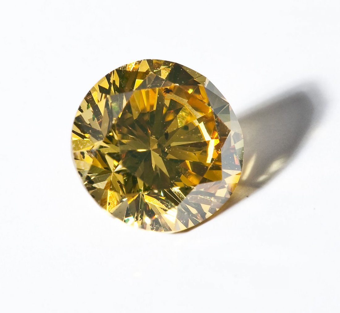 GIA Graded 1.10 Carat Yellow Diamond (1 of 6)