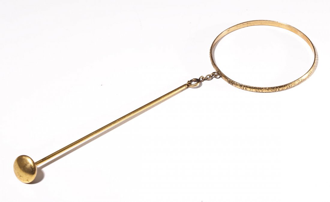 Vintage Bangle Bracelet with Dress Lifter (1 of 5)