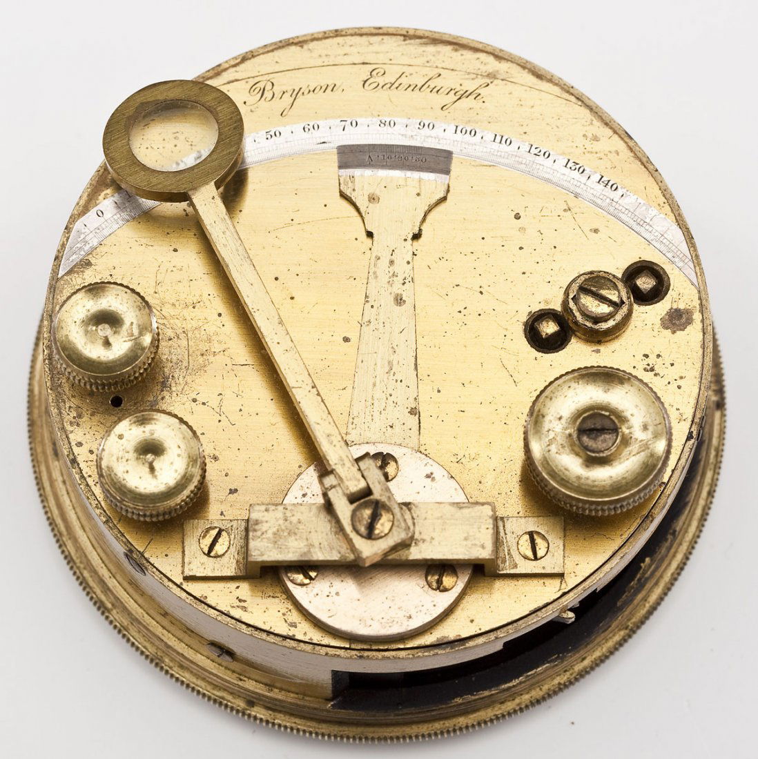 Bryson Pocket Drum Sextant in Leather Case (1 of 4)