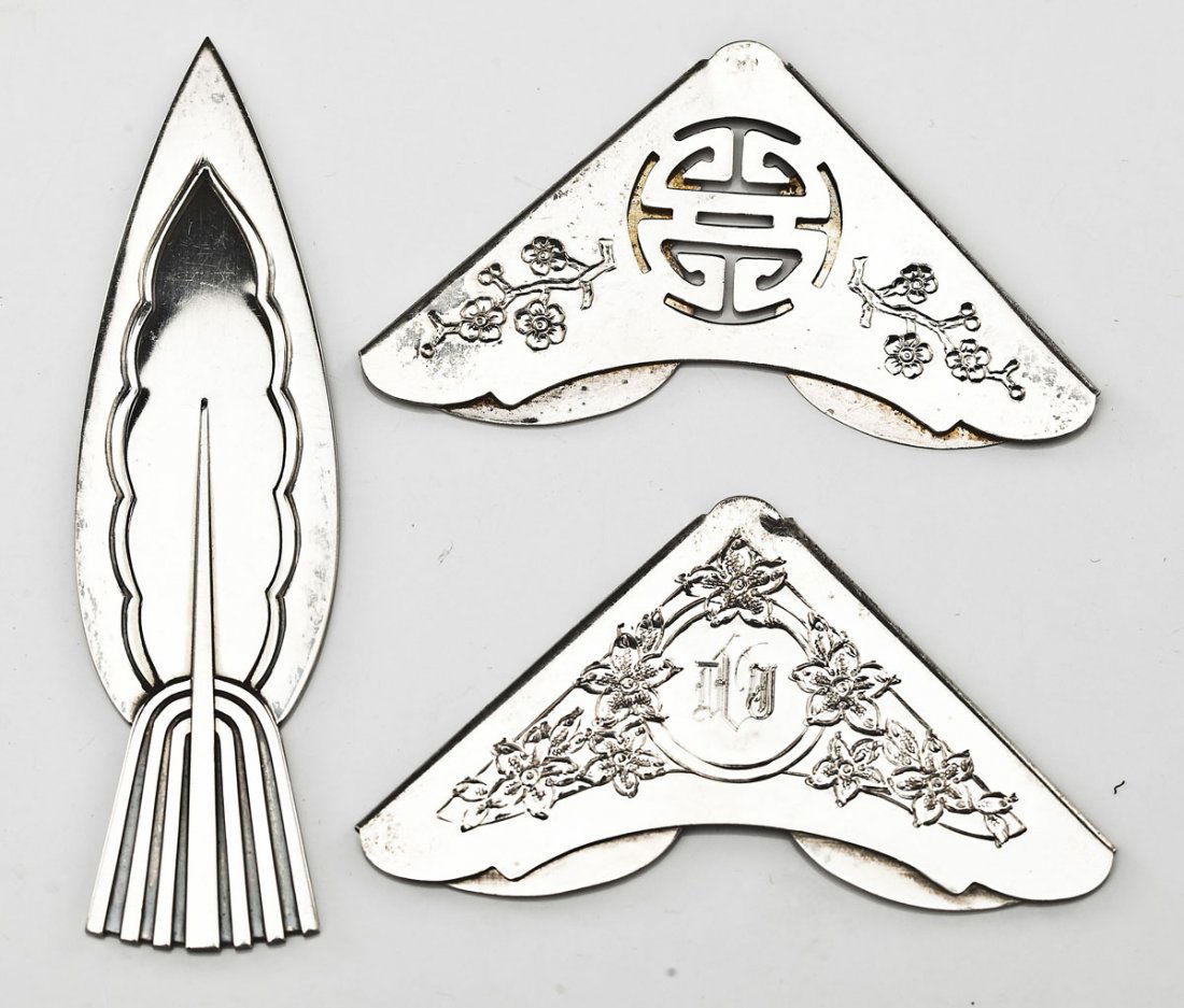 3 Sterling Bookmarks incl Georg Jensen (1 of 3)