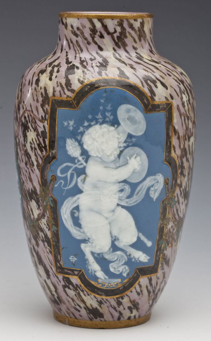 Decore a Sevres Vase with Fauns (1 of 8)
