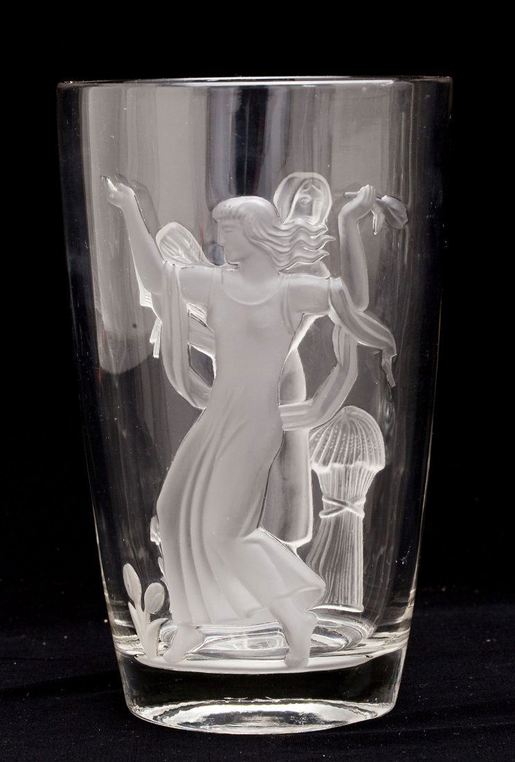 Verlys Art Deco Seasons Vase by Carl Schmitz (1 of 4)