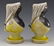 Pr French Mid-Century Art Pottery Figural Vases - 2