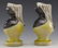 Pr French Mid-Century Art Pottery Figural Vases - 5