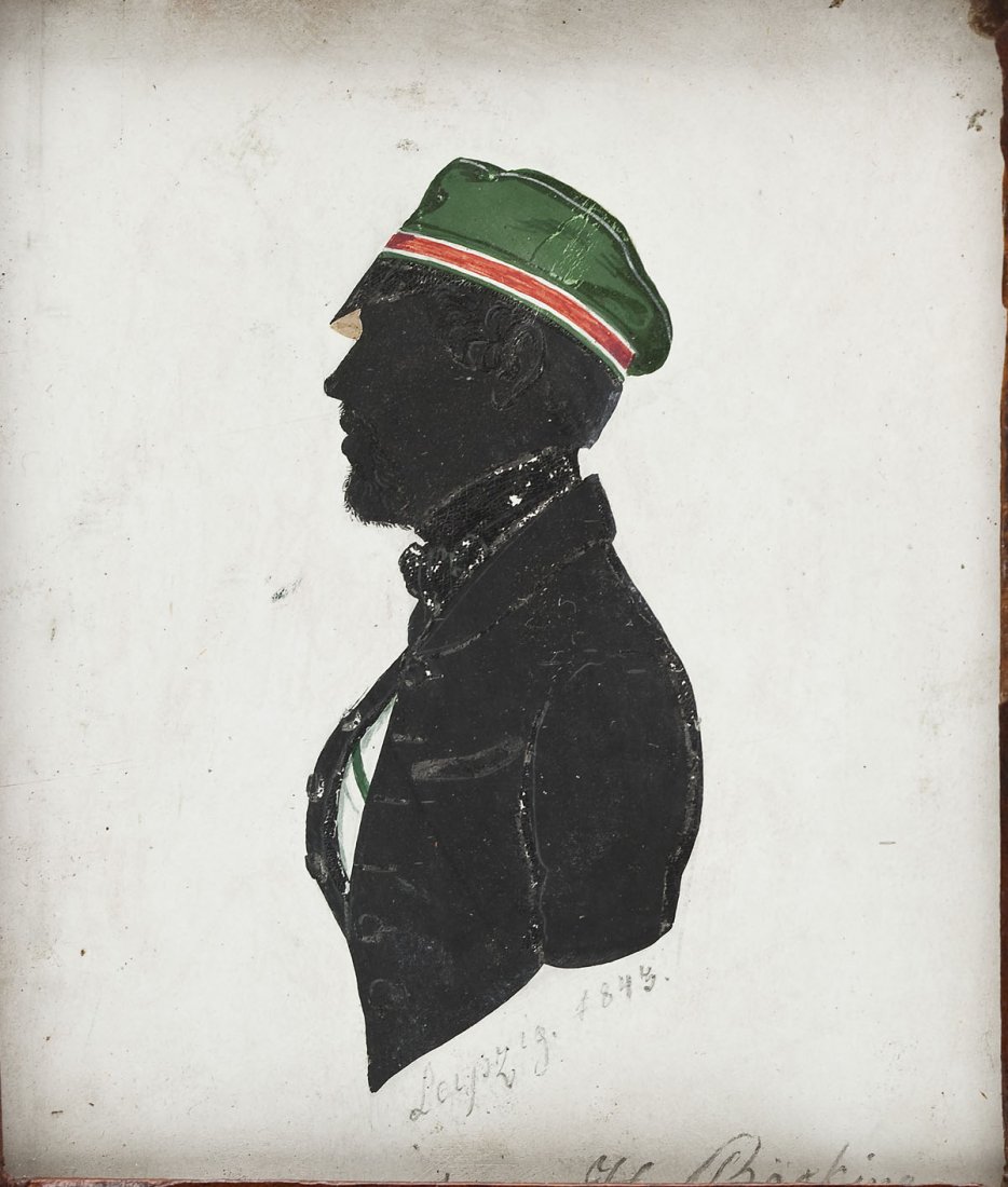 H. Booking (German, 19th Century) Military Silhouette (1 of 4)