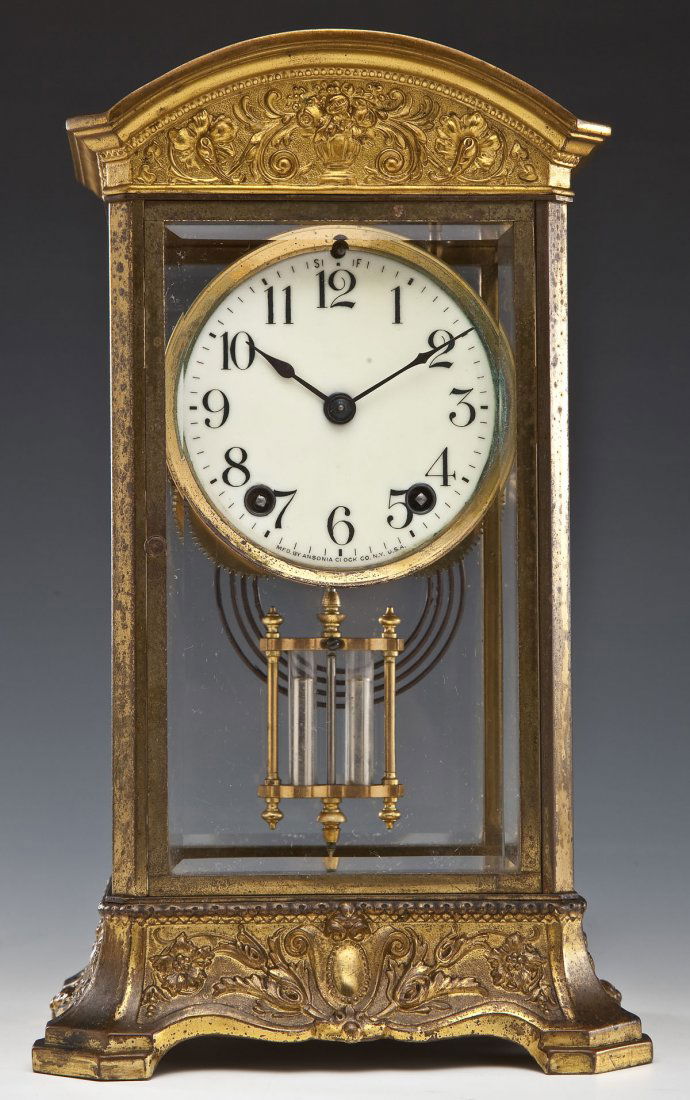 Ansonia Crystal Regulator Mantle Clock (1 of 9)