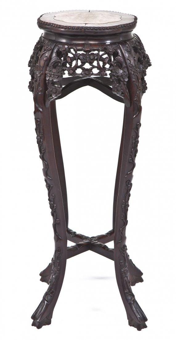 Chinese Marble Top Fern Stand (1 of 9)