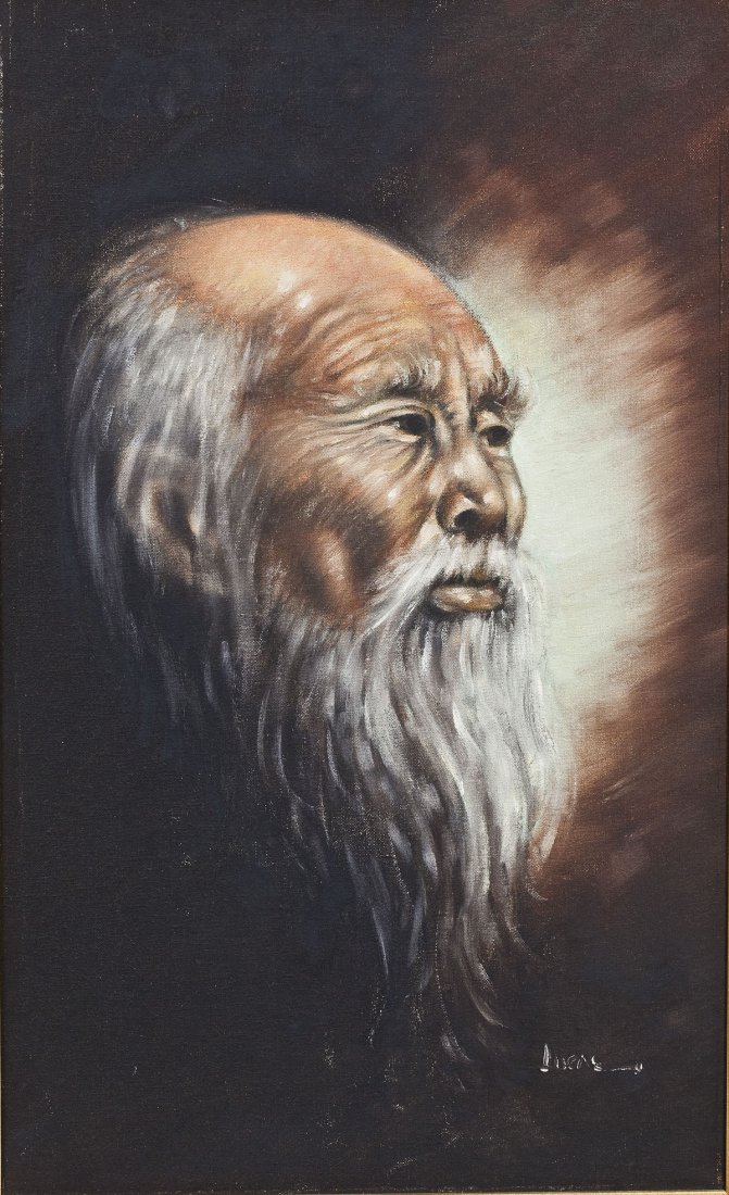 Signed Continental Portrait (1 of 3)