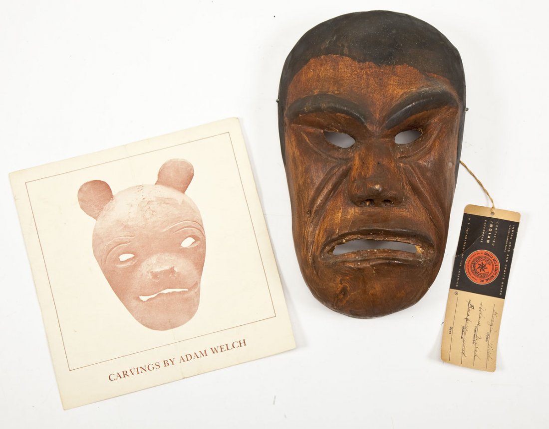 Adam Welch (Cherokee, 20th/21st C) Booger Mask (1 of 6)