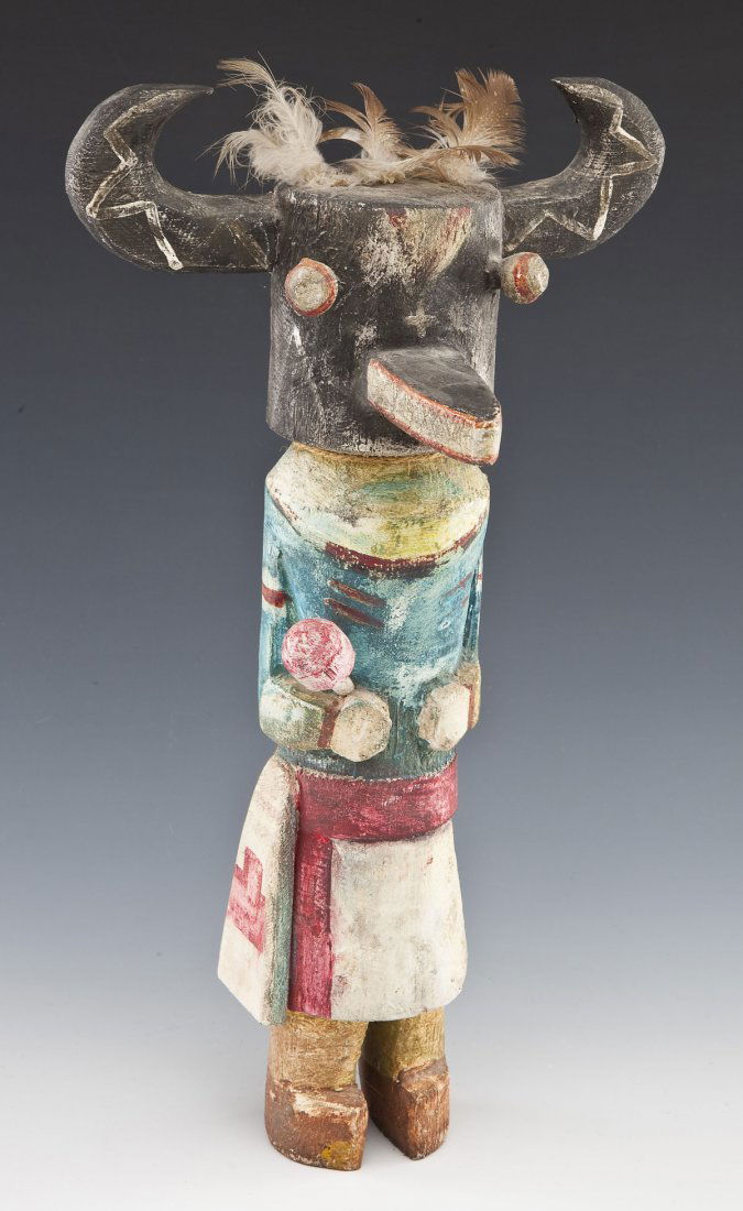 Vintage Hopi Black Ogre Kachina (1 of 5)