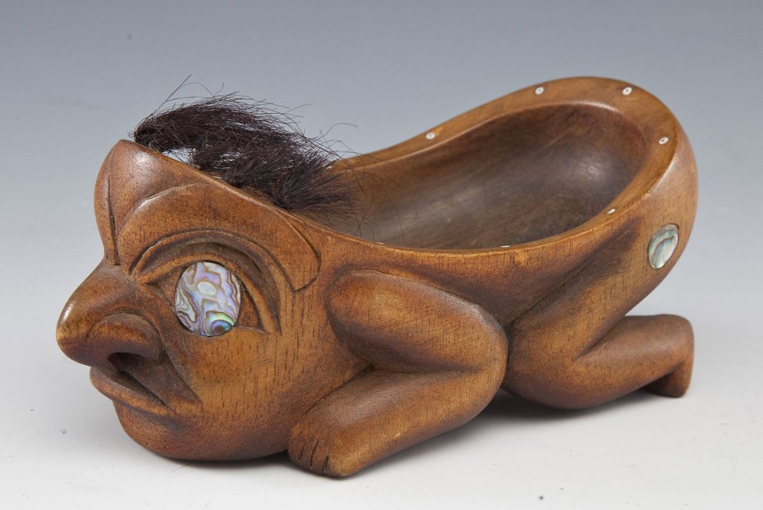 Richard Lavalle (Oregon, 20th C) Figural Bowl (1 of 6)