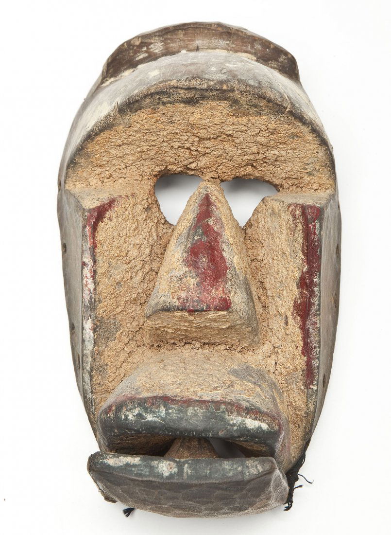 Ex-Segy Geh N'Gere Wooden Polychrome Mask (1 of 6)
