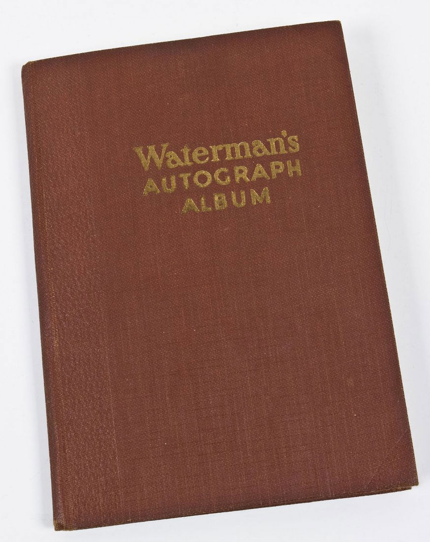 1932 Waterman's Autograph Album w/ Signatures (1 of 10)