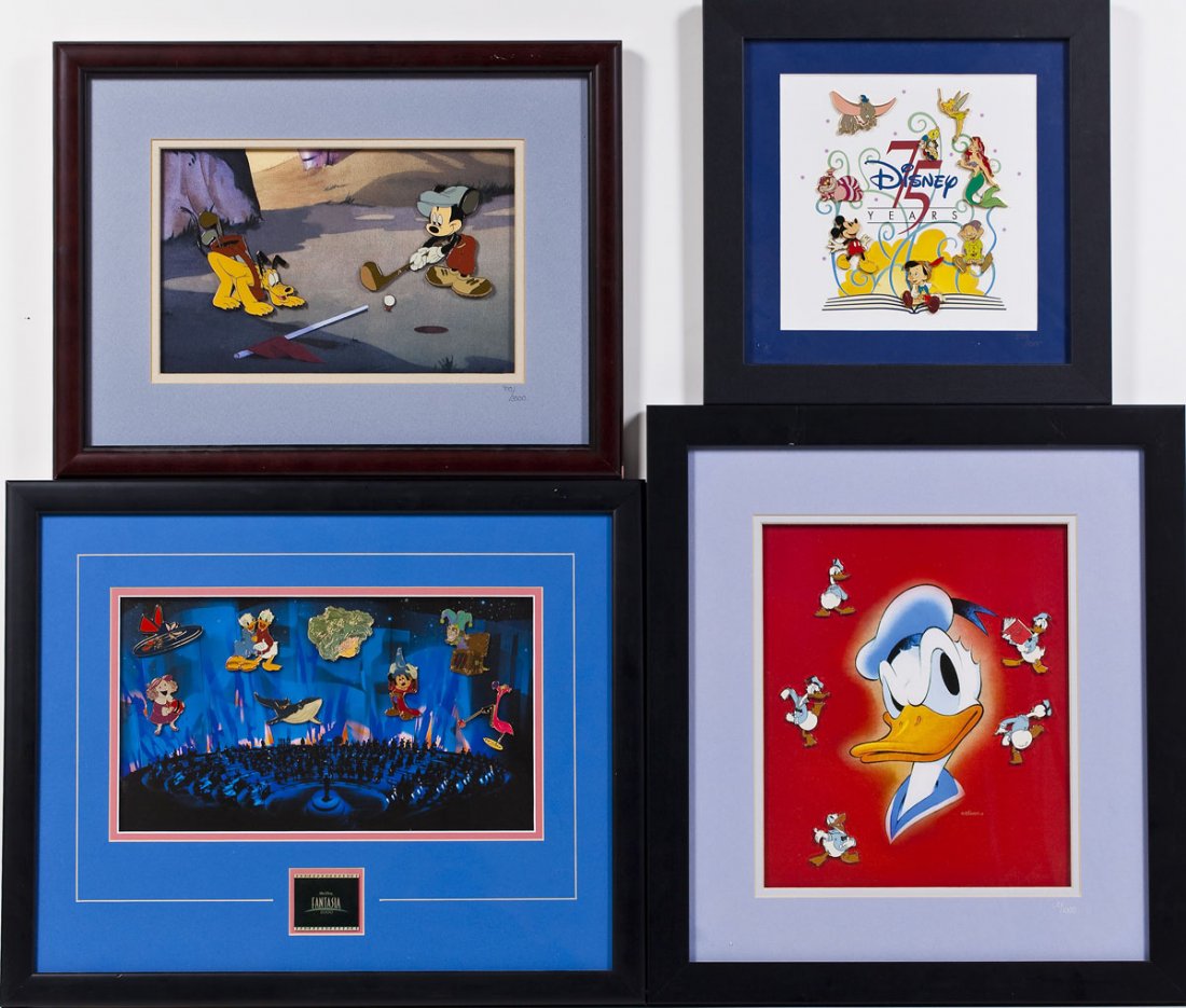 4 Framed Disney Pin Collections (1 of 10)