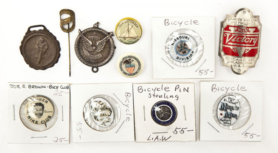 11 Pcs Vintage Bicycle Advertising incl. Victory (1 of 2)