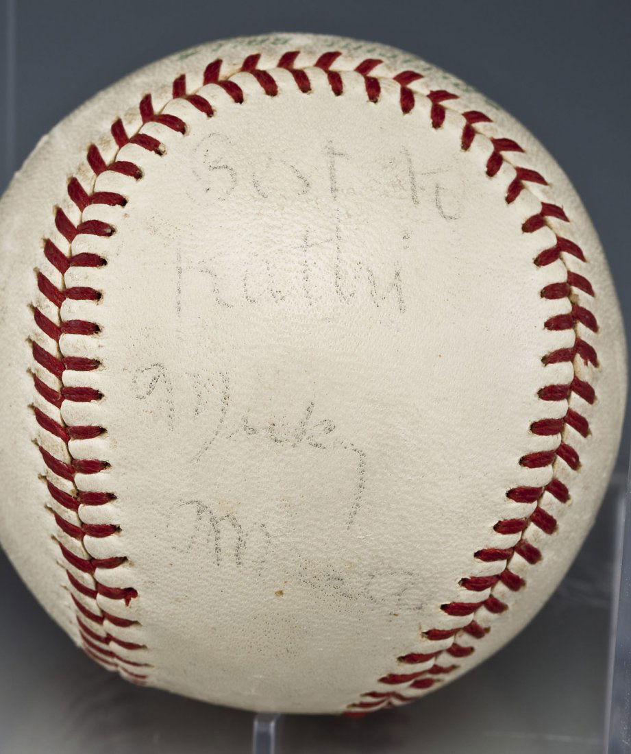 Signed Mickey Mantle Baseball (1 of 4)