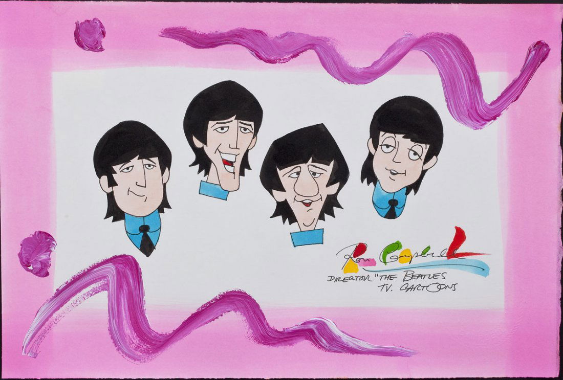Ron Campbell "The Beatles" Original TV Series Art (1 of 4)
