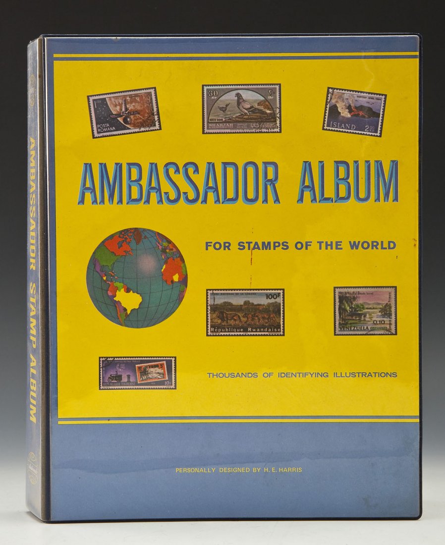 Ambassador Album of Stamps incl. China (1 of 8)