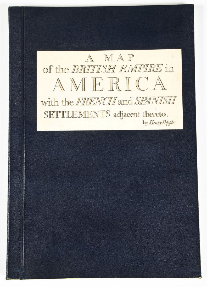 1972 A Map of the British Empire in America Popple (1 of 6)