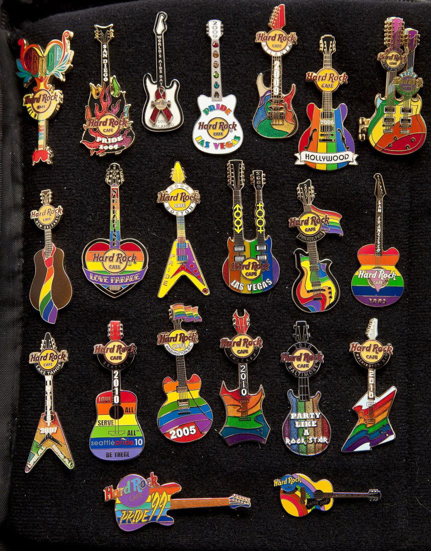 137 Hard Rock Cafe Collectible Pins incl. Pride (1 of 8)
