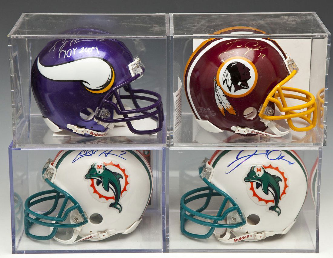4 Riddell Mini Helmets NFL incl. Miami (1 of 5)
