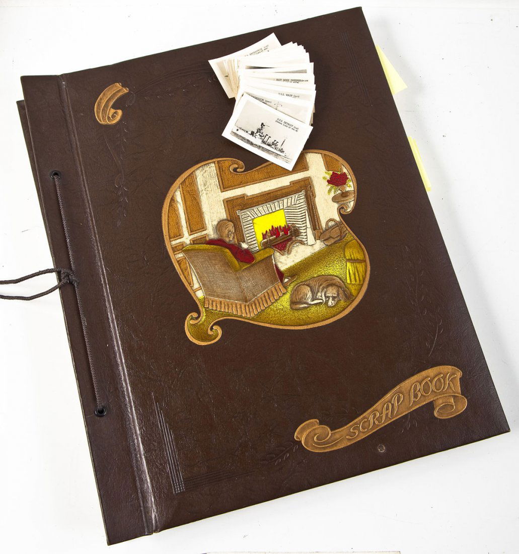 WWII Scrapbook of James Treichler w/Forrestal Letter (1 of 9)