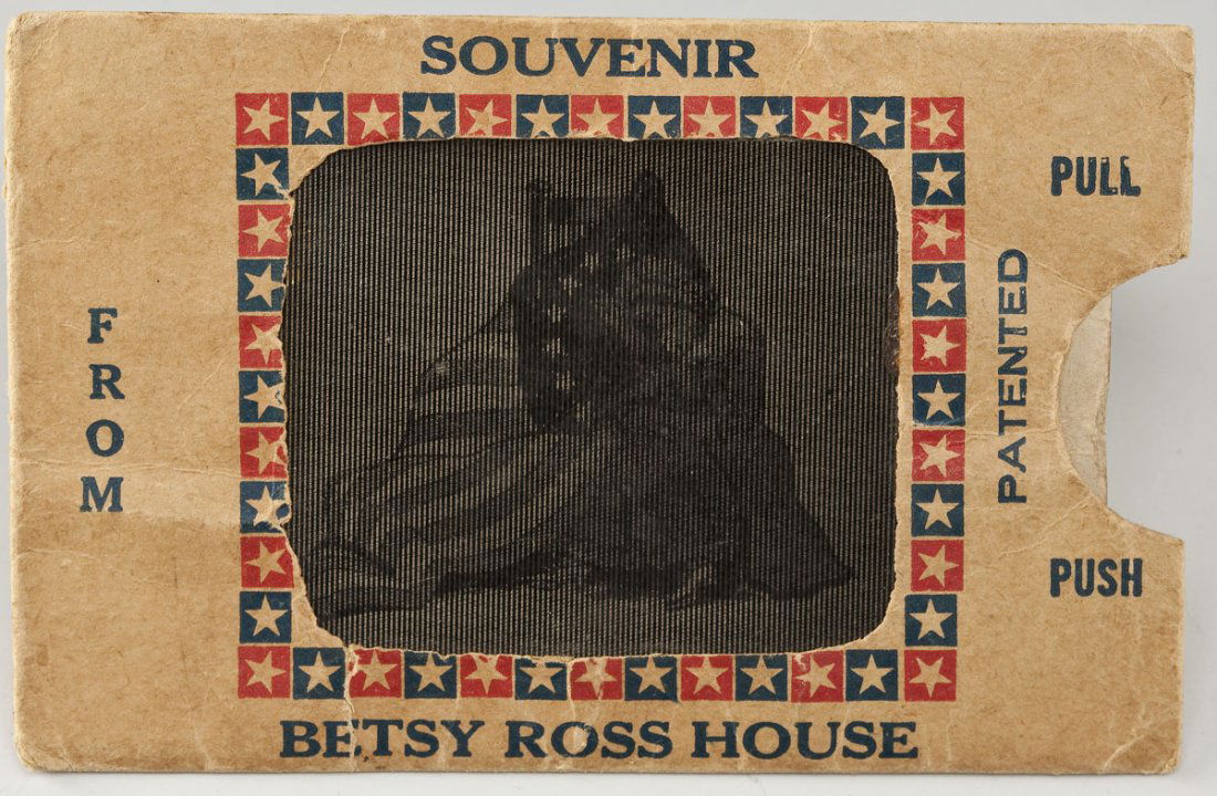 Vintage Betsy Ross House Souvenir Flicker Card (1 of 2)