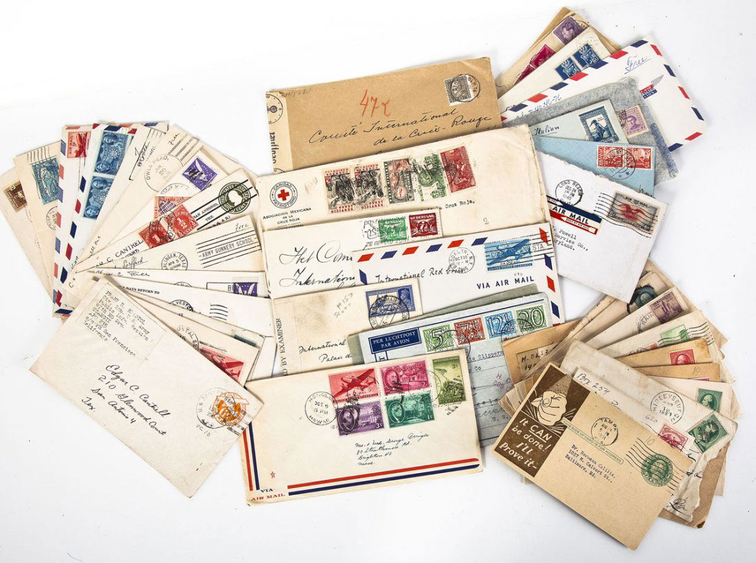 47 WWII & Early Covers incl Cantrell Collection (1 of 5)
