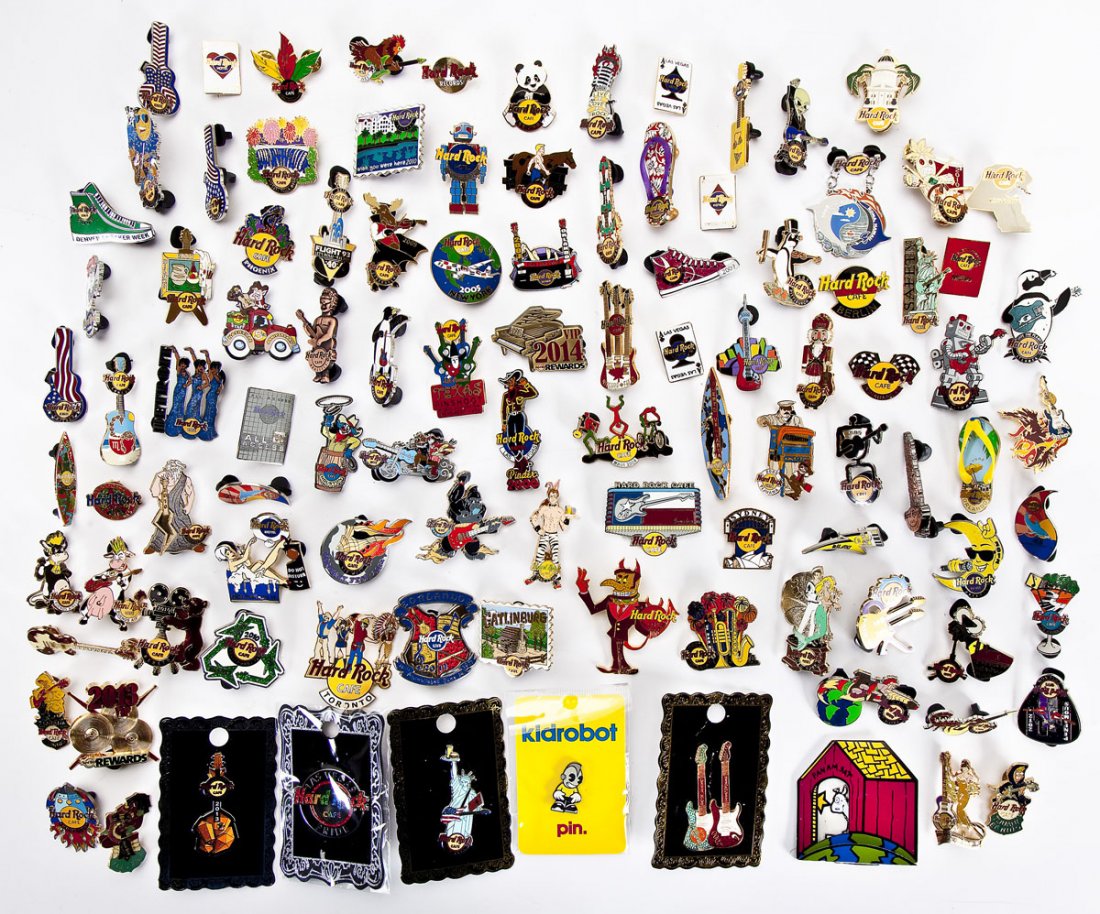 104 Hard Rock Cafe Collectible Pins (1 of 5)