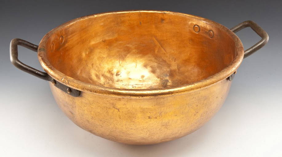 Ho. Mills & Bro Philadelphia Copper Candy Kettle