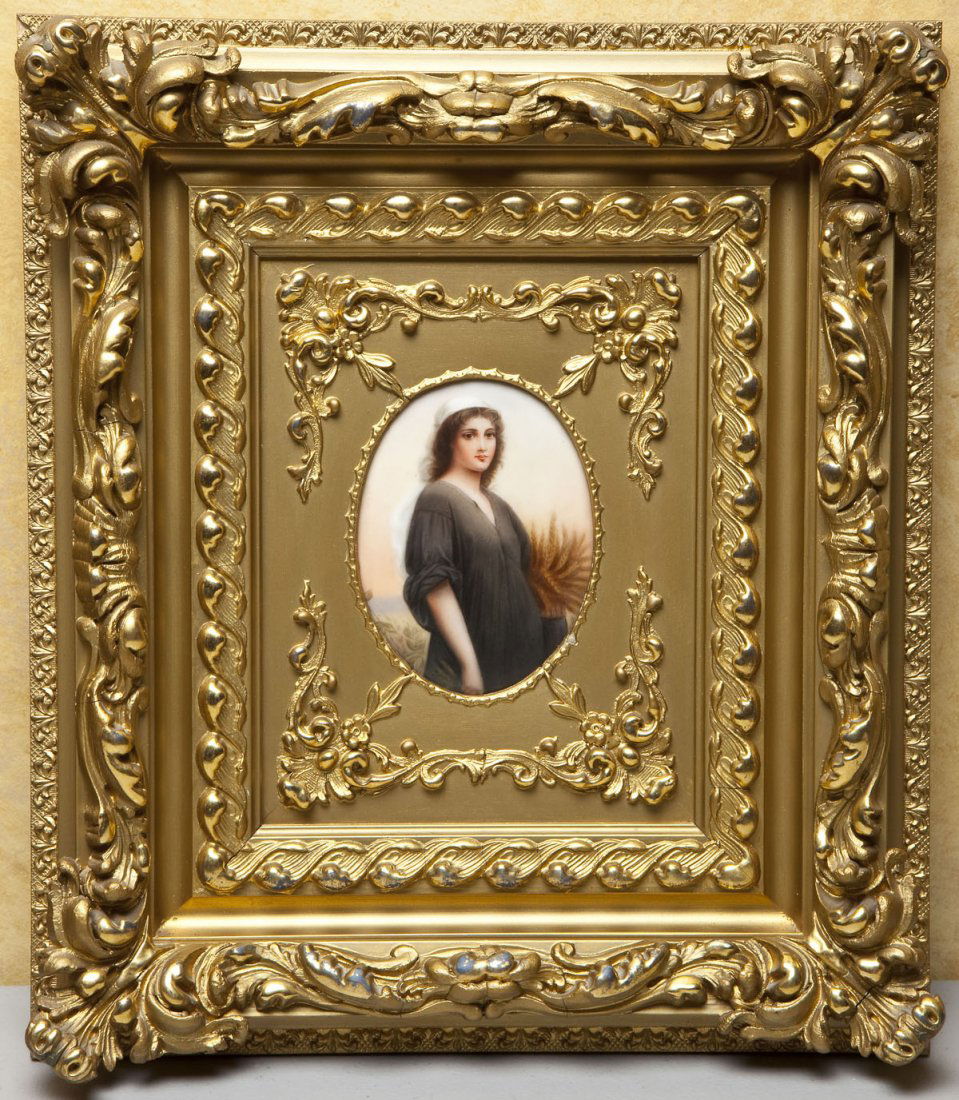 Painting on Porcelain of Ruth (1 of 3)