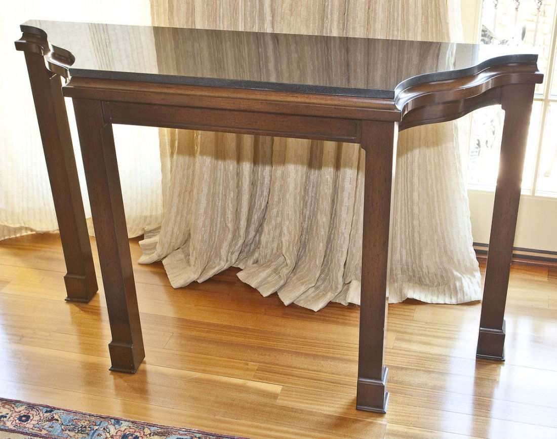 Marble Top Hall Table (1 of 1)