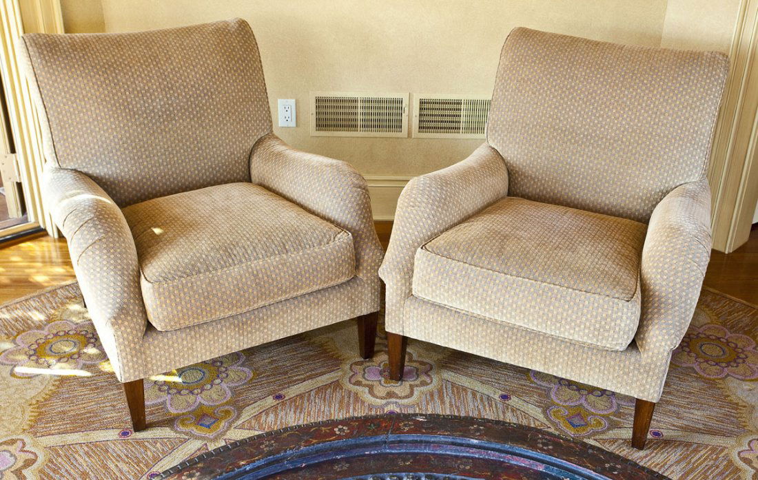 Pair of Nancy Corzine Occasional Arm Chairs (1 of 1)