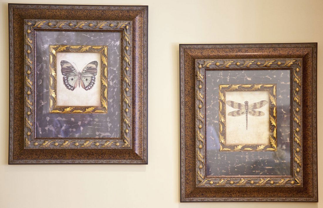 Pair of Decorative Prints by Debra Swartzendruber (1 of 2)