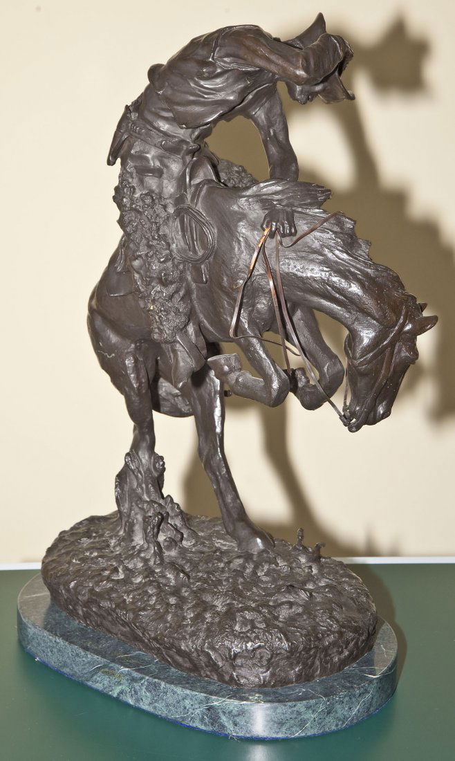 Remington Style Bronze Sculpture (1 of 2)