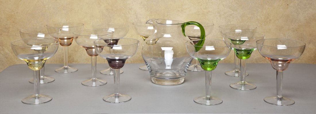 13 Piece Glass Margarita Cocktail Set (1 of 2)