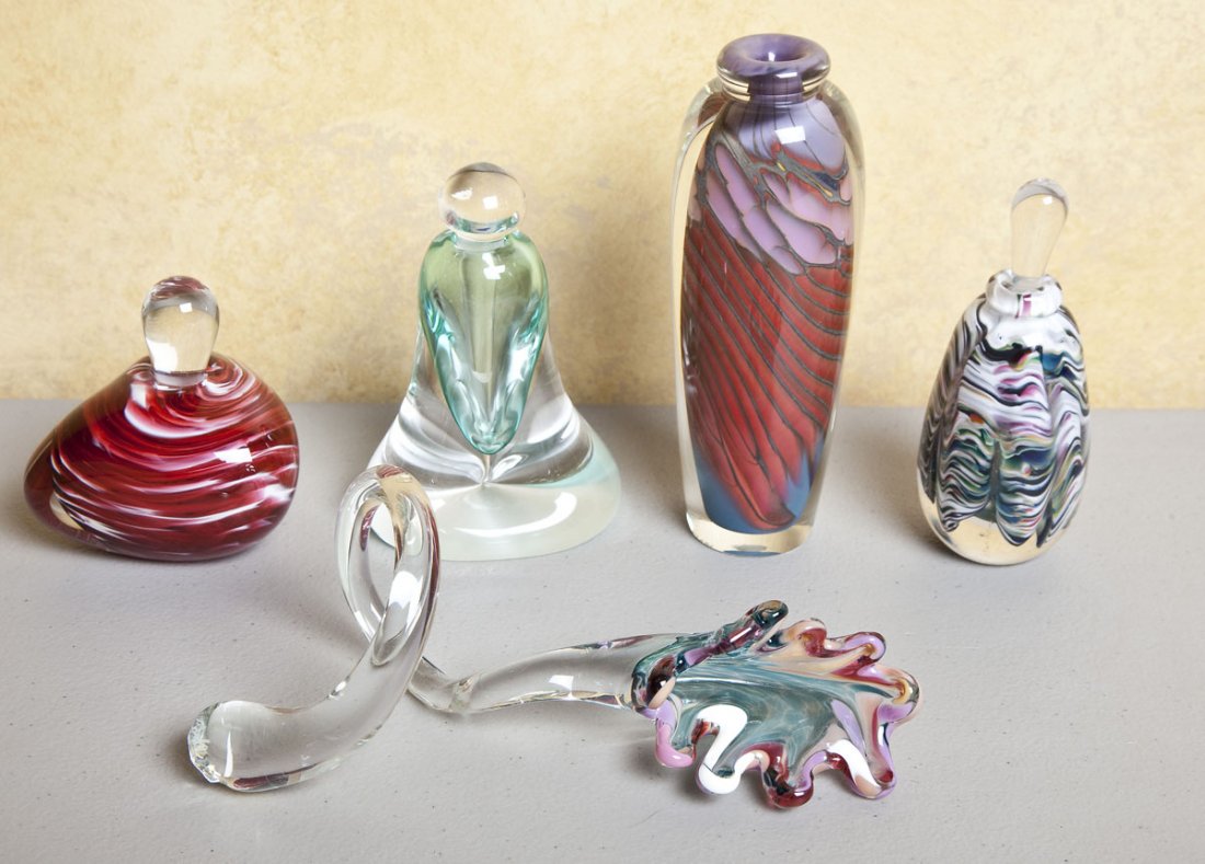 5 Pieces of Art Glass (1 of 1)