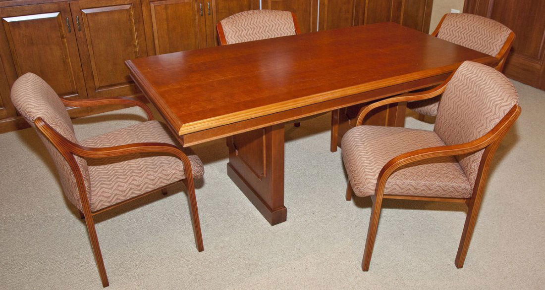 Conference Table and 4 Chairs (1 of 2)