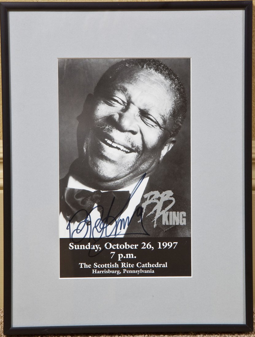 Signed BB King Program Cover (1 of 2)