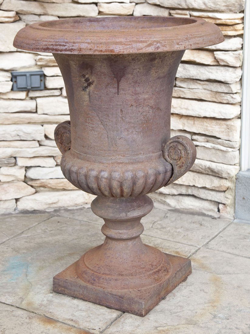 Large Iron Urn by Eschbach (1 of 2)