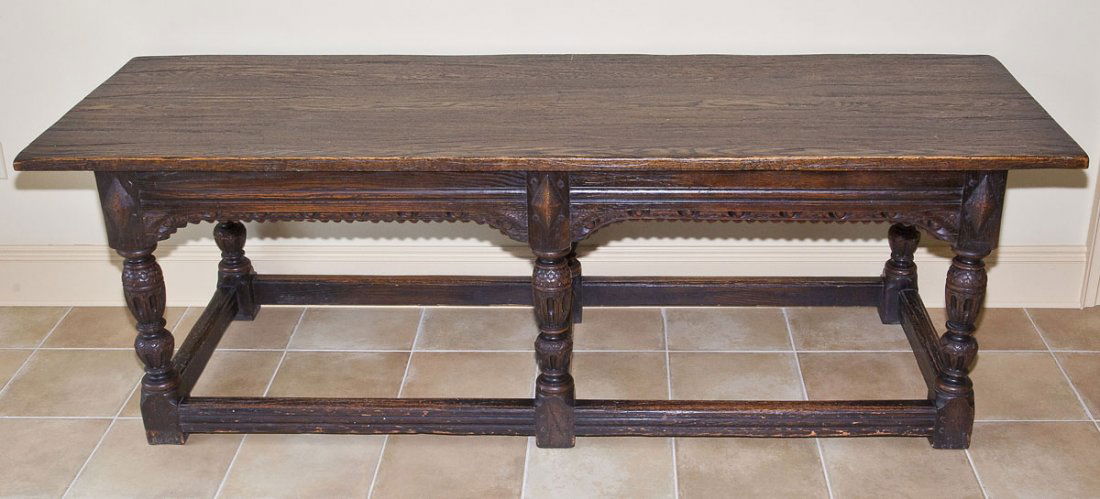 Antique Refractory Table (1 of 2)