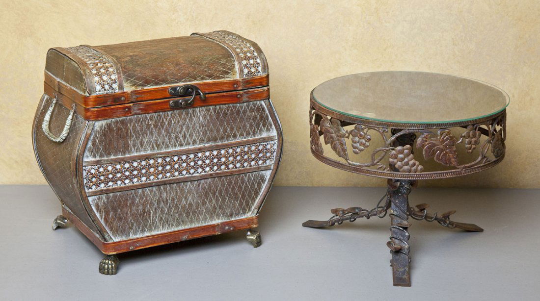 Decorative Miniature Trunk Cake Plate (1 of 2)