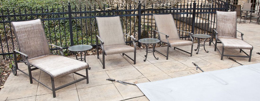 7 Pieces Brown Jordan Patio Furniture (1 of 1)