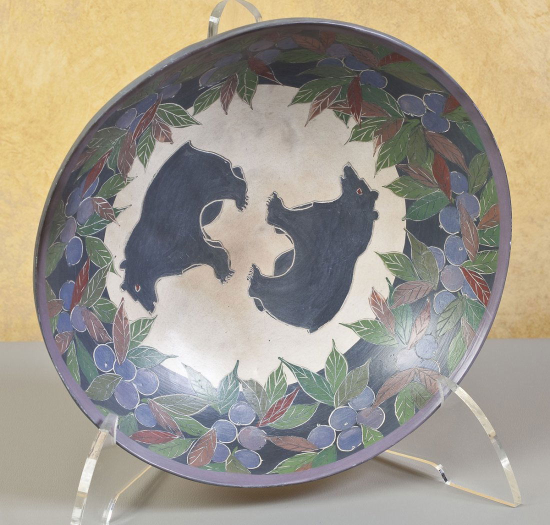 Melissa Greene Art Pottery Bowl (1 of 2)