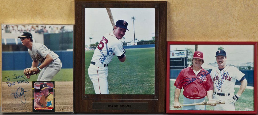 3 Signed Sports Photos (1 of 4)