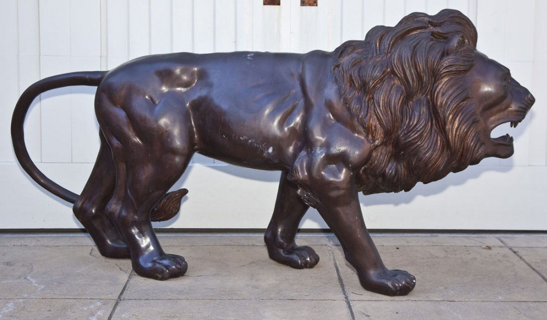 Erik Kramer Bronze Lion Statue (1 of 4)