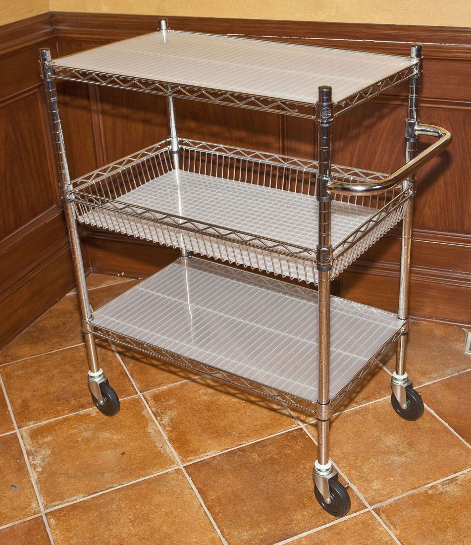 King Long Industries 3 Shelf Rolling Cart (1 of 1)
