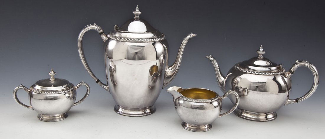 Oneida Silverplate Fiesta Coffee & Tea Service (1 of 4)